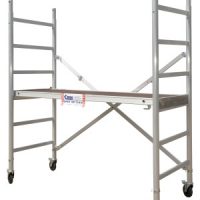 kamer vouw-steiger 1,8 meter vloerhoogte incl. leuning