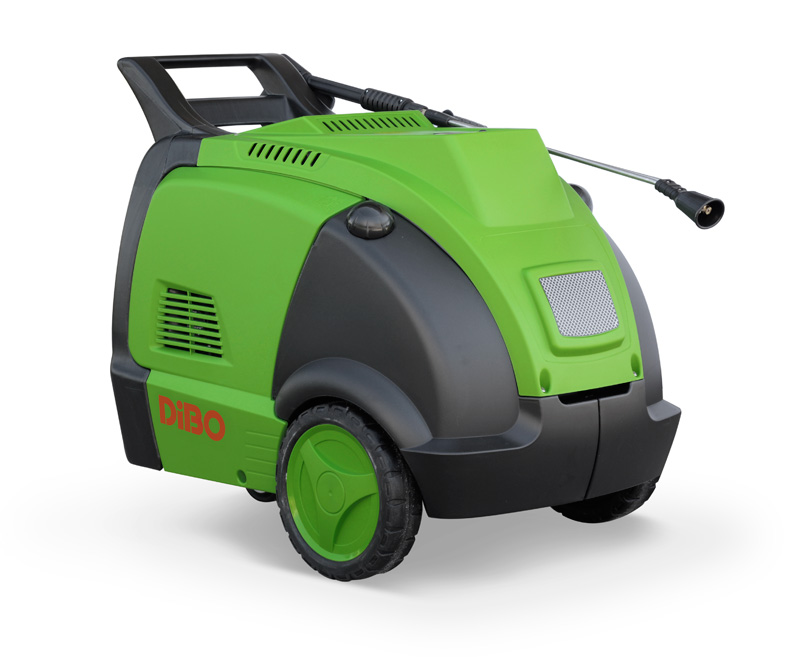 warmwater 230 volt met diesel brander op wielen