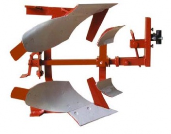 1 schaar tuinbouw kantelploegje (los tbv 2-wielige trekker)