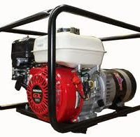 6,0 Kva met benzine motor 1-fase