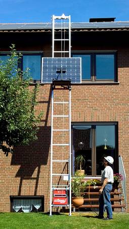 ladderlift 11,5 meter 200 kg demontabel 230 volt