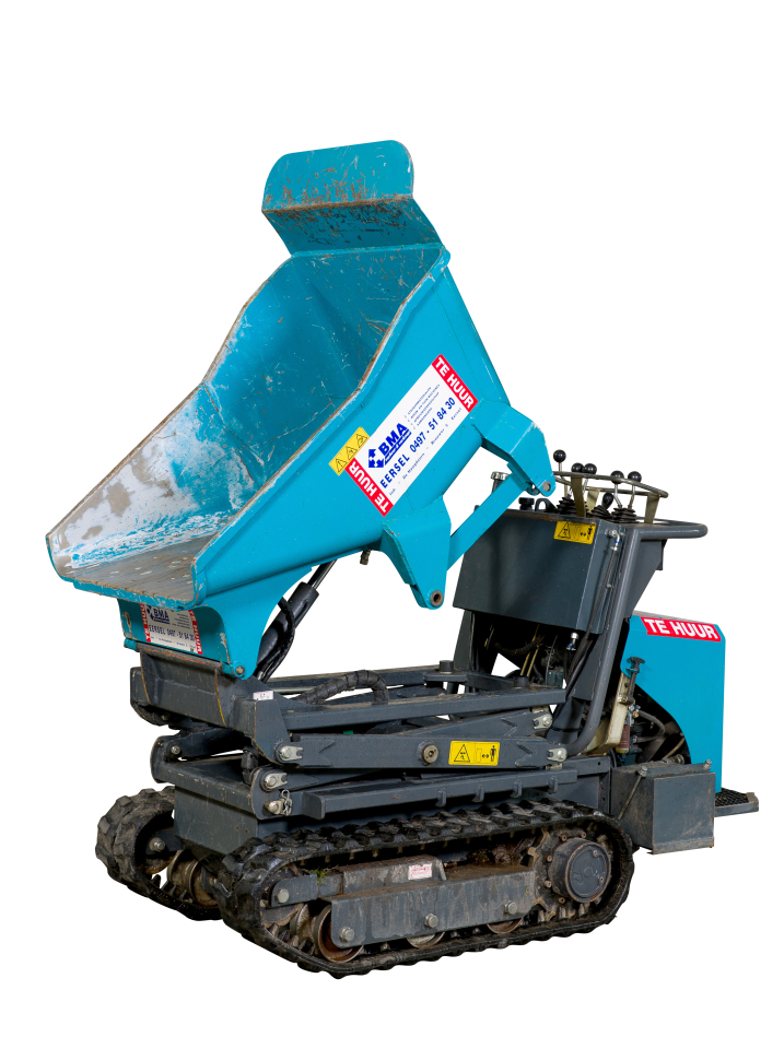 rupsdumper 350 liter 86 cm hoogkieper diesel