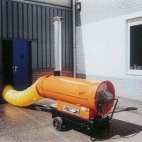 55 kw incl. thermostaat en eigen brandstoftank